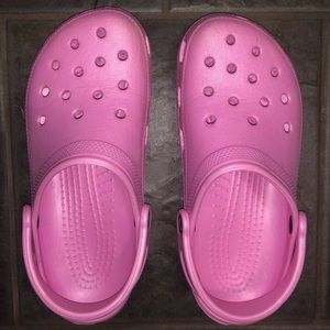 Pink Crocs